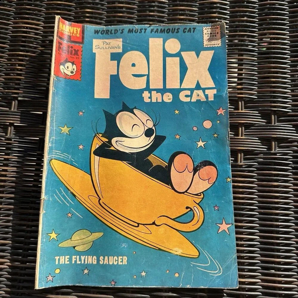 Pat Sullivan Felix the Cat Comic Book #89 The Flying Saucer